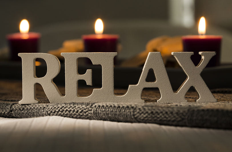relax concept with candles