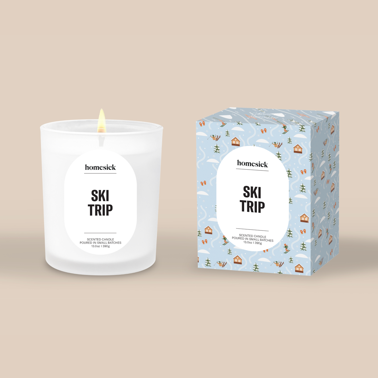 Ski Trip Candle - Apres Ski Candle | Homesick