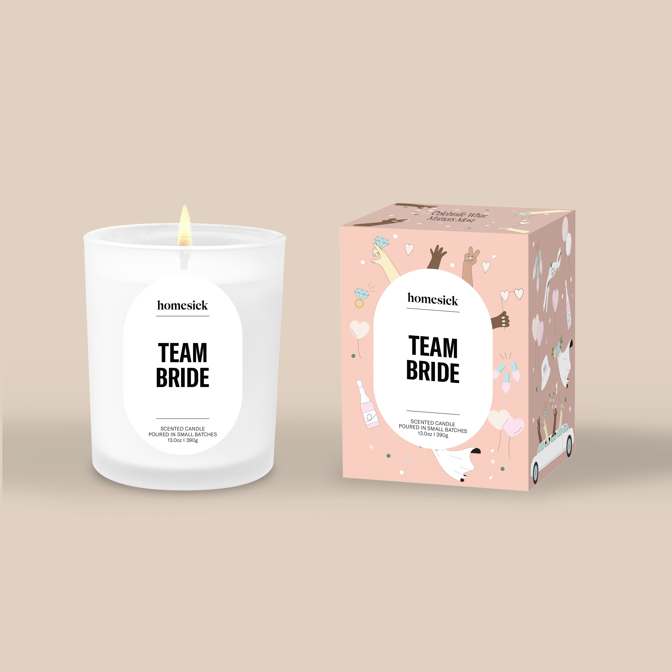 Team Bride Candle - Bridal Shower Candle | Homesick