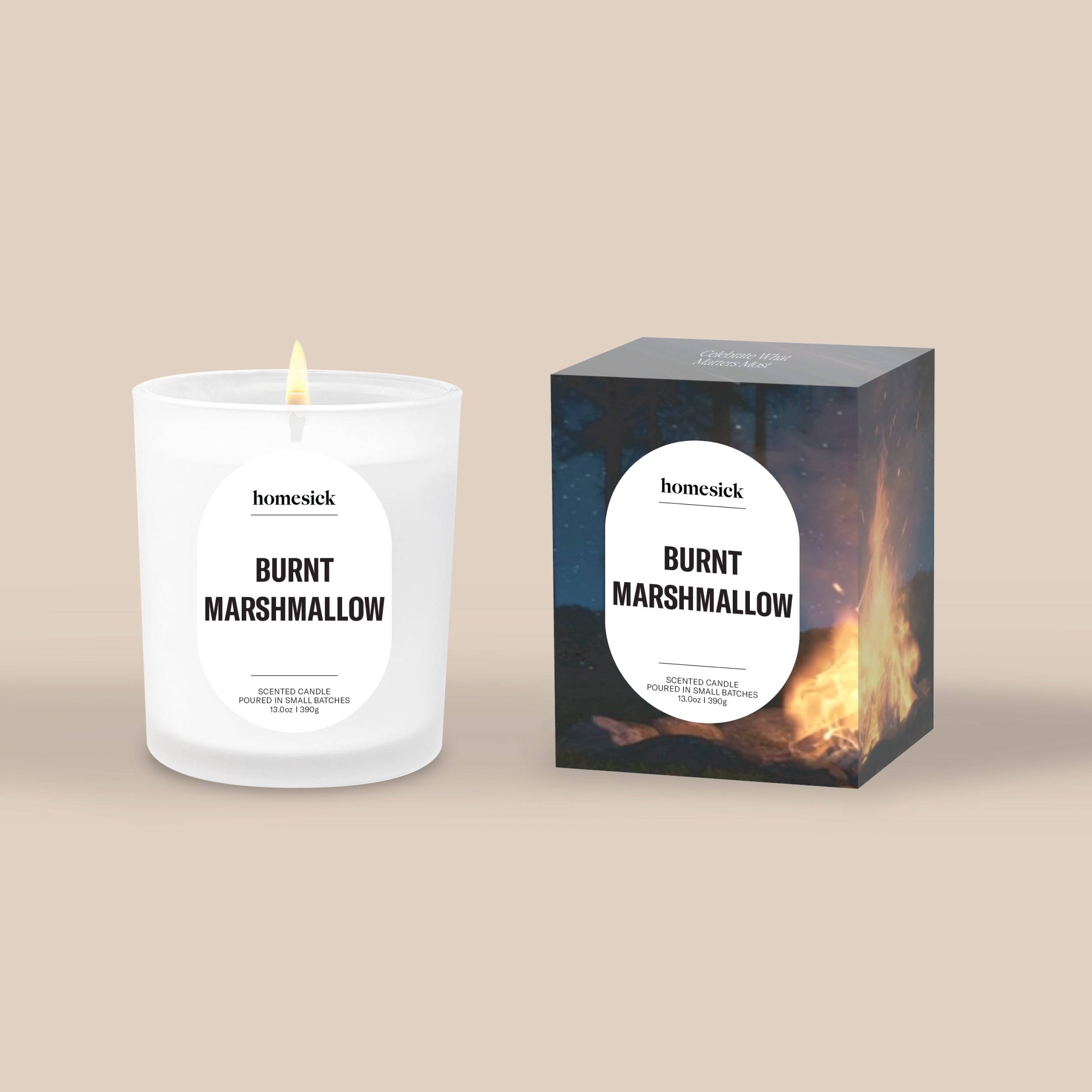 Burnt Marshmallow Candle – Homesick