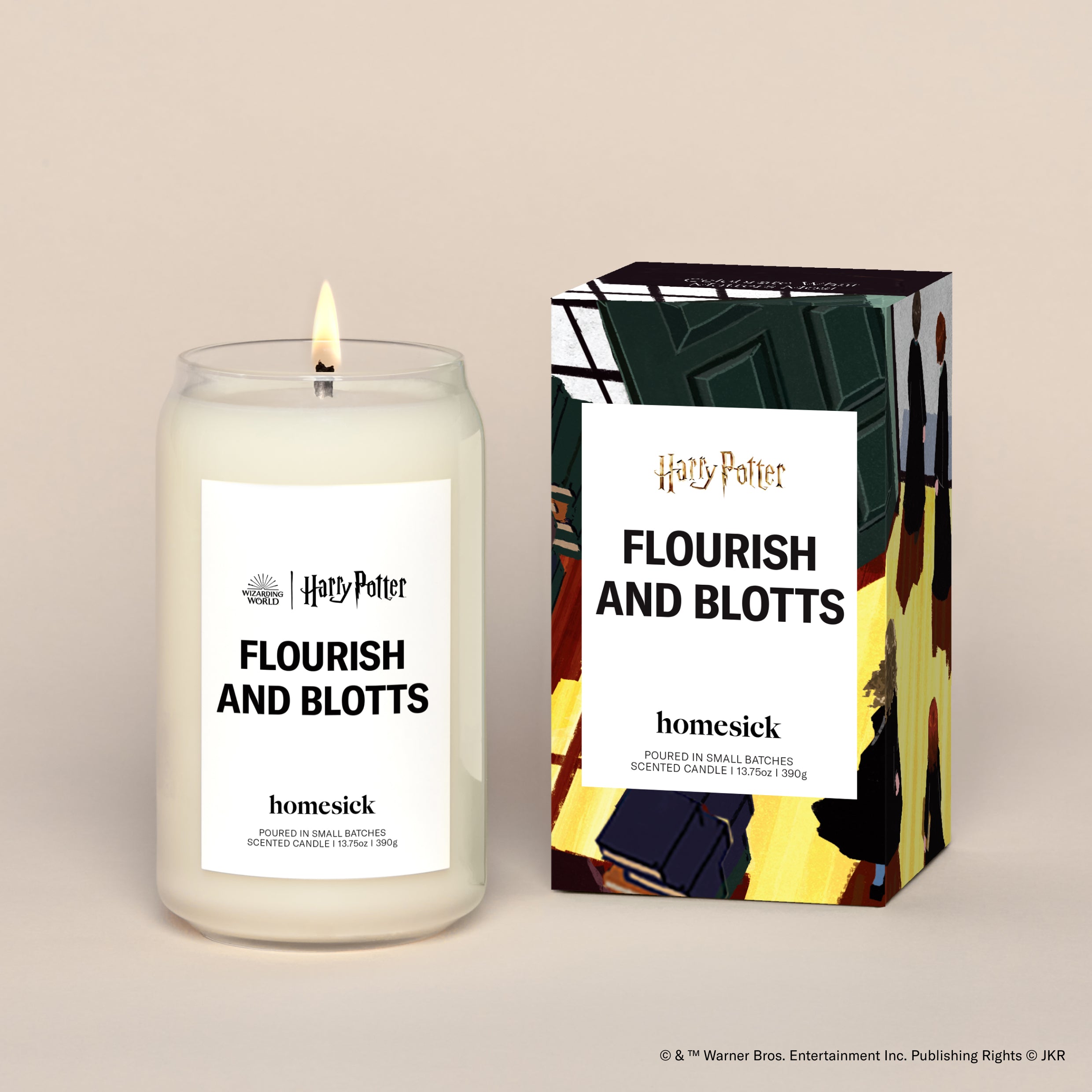 Harry Potter™ Flourish and Blotts Candle – Homesick