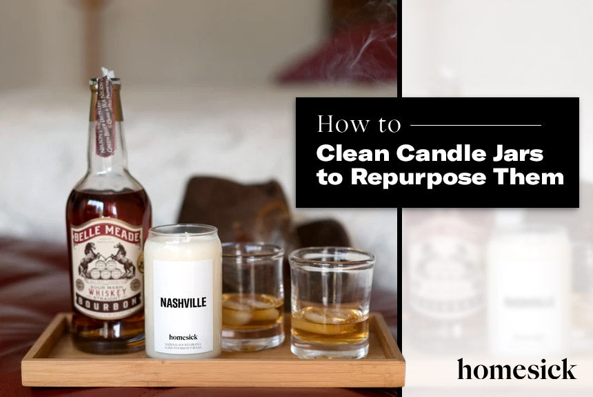How to Clean Candle Jars to Repurpose Them