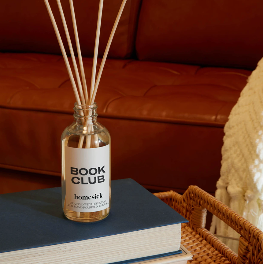 book club reed diffuser