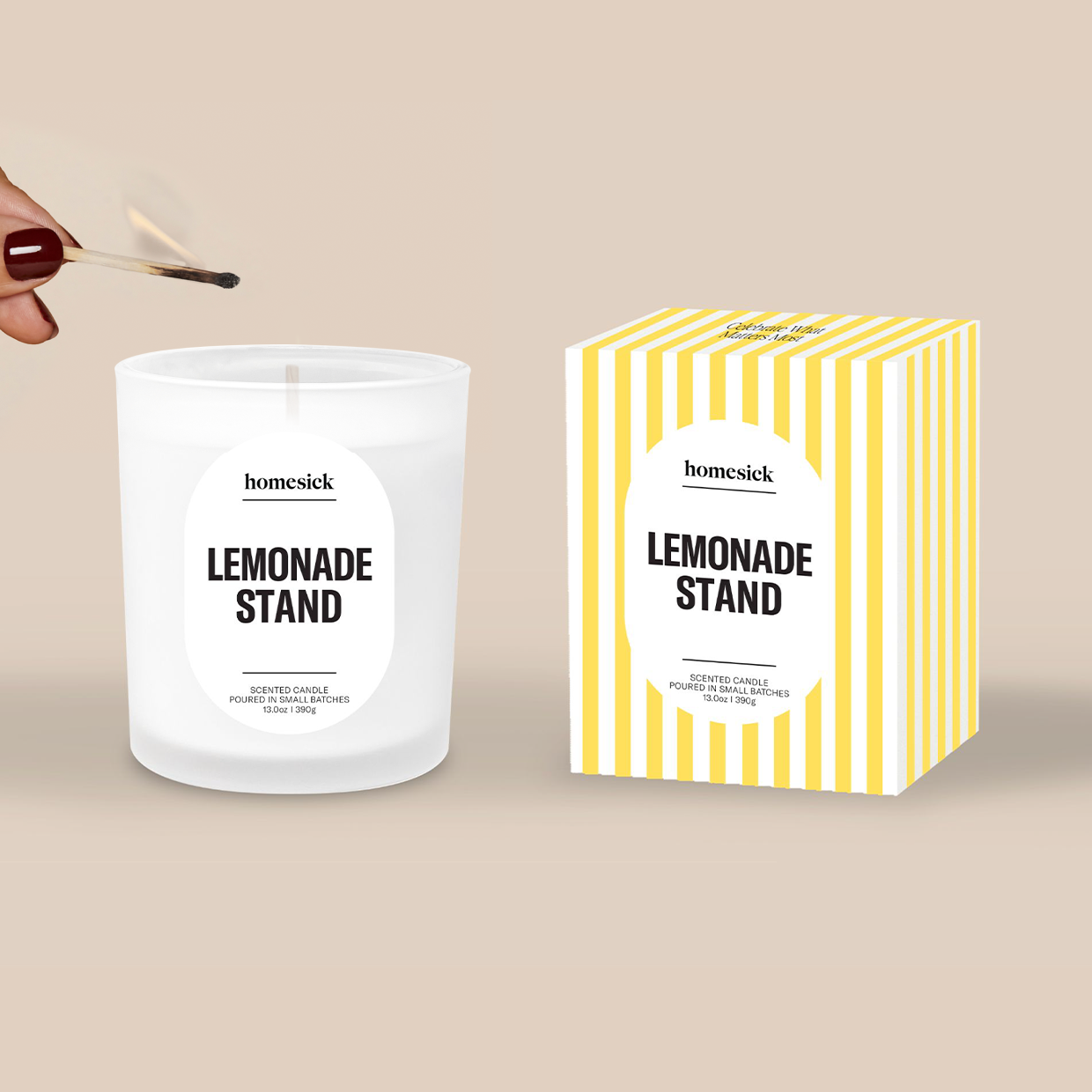 Lemonade Stand Candle