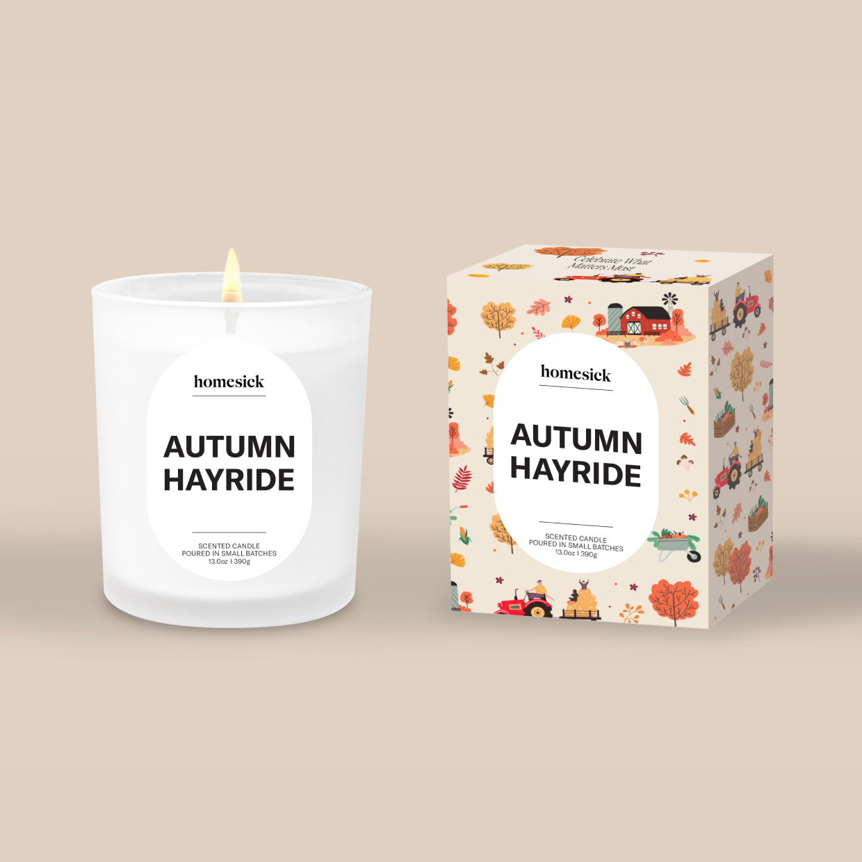 Homesick Autumn Hayride Candle - Thumbnail 3