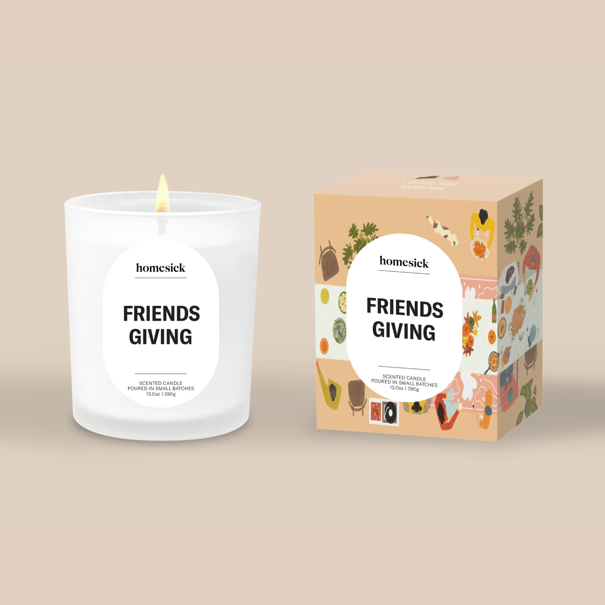Friendsgiving Candle