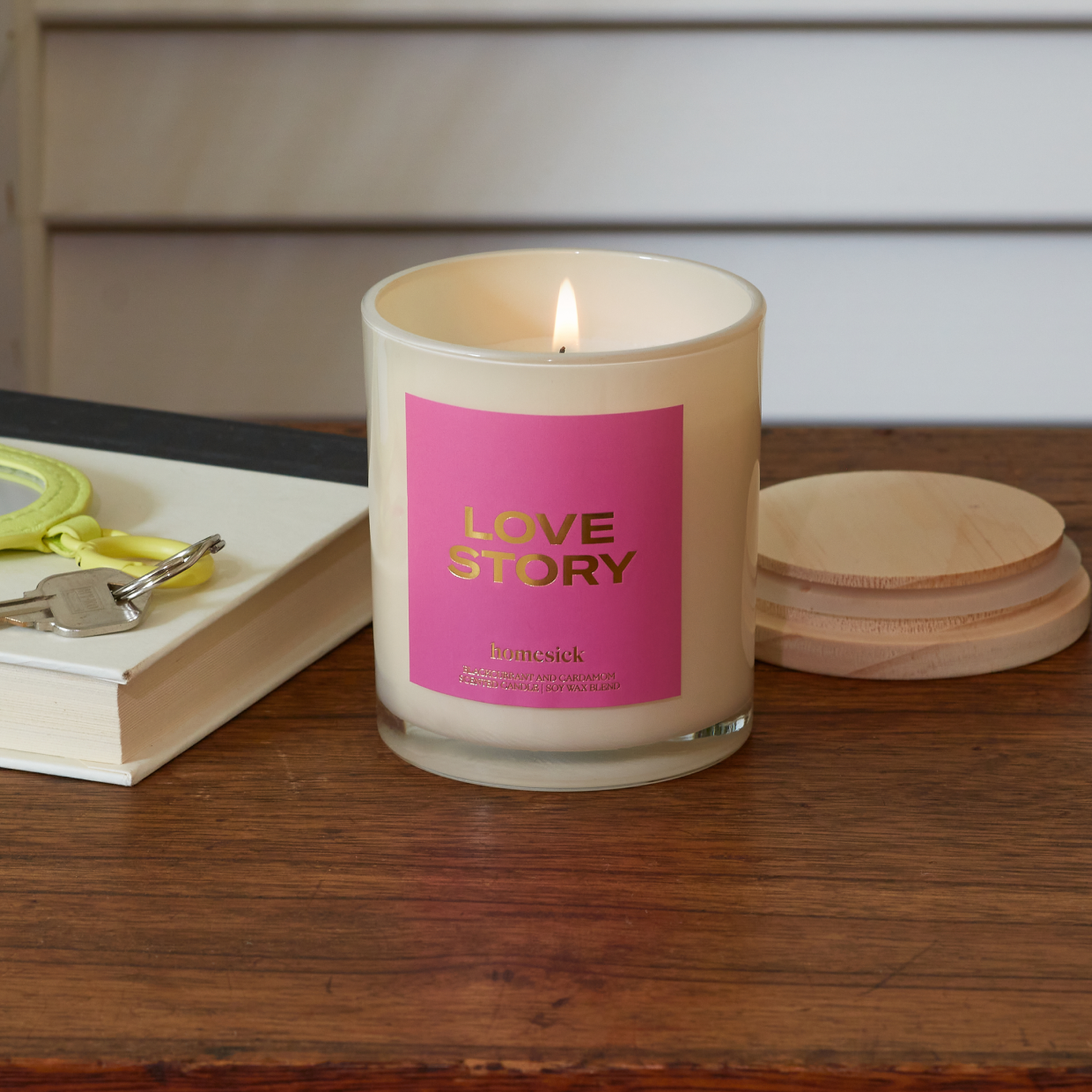 Love Story Candle
