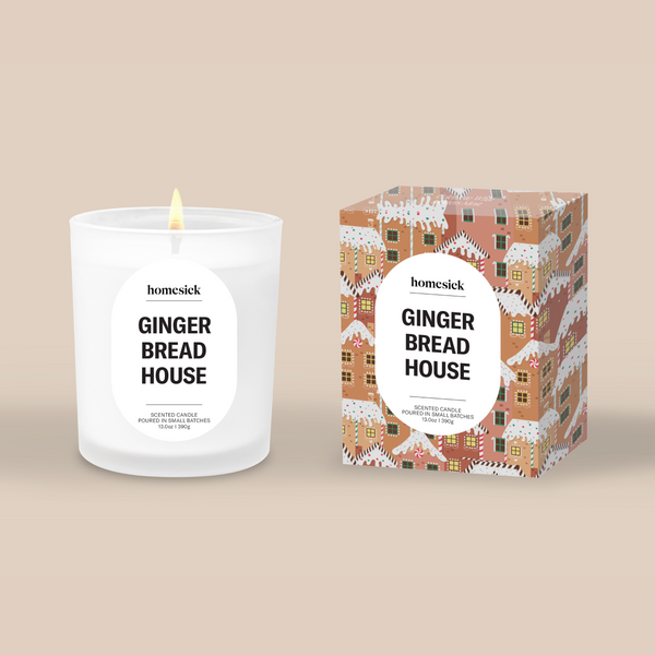 Gingerbread House Candle – Homesick