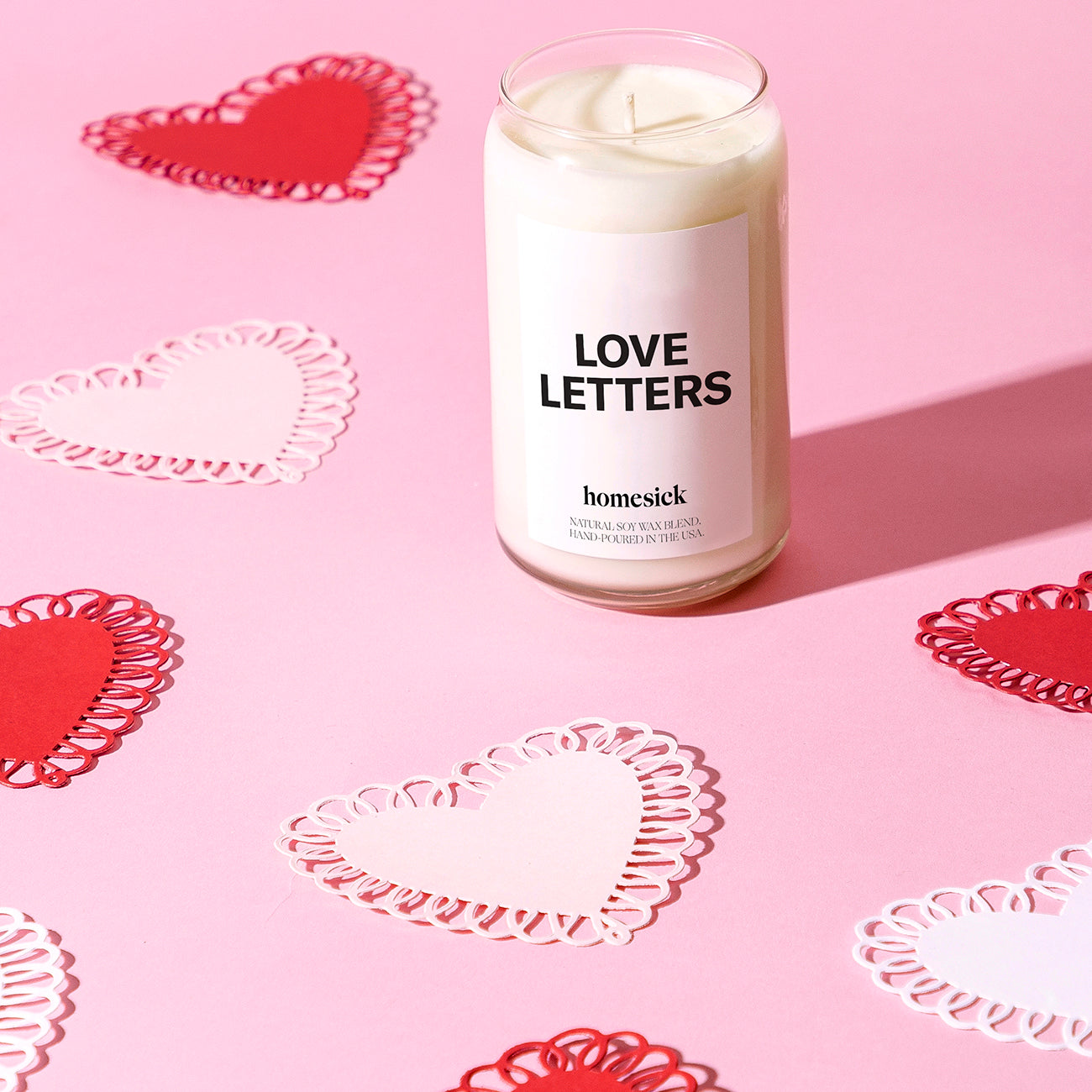Love Letters Candle - Rose & Jasmine Scented | Homesick