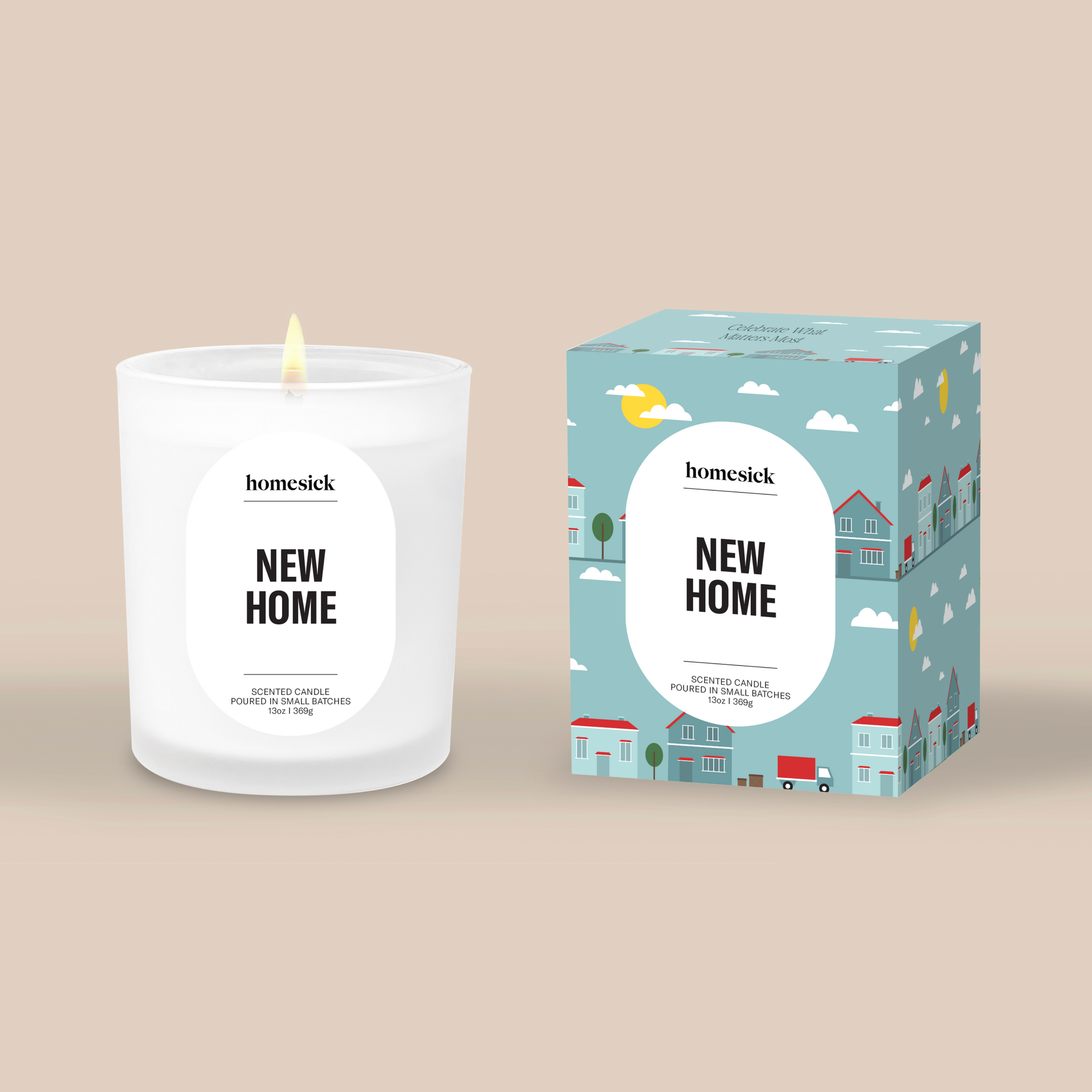 welcome 幸せハウス New Home Candle - Fresh Linens & Clean Air | Homesick