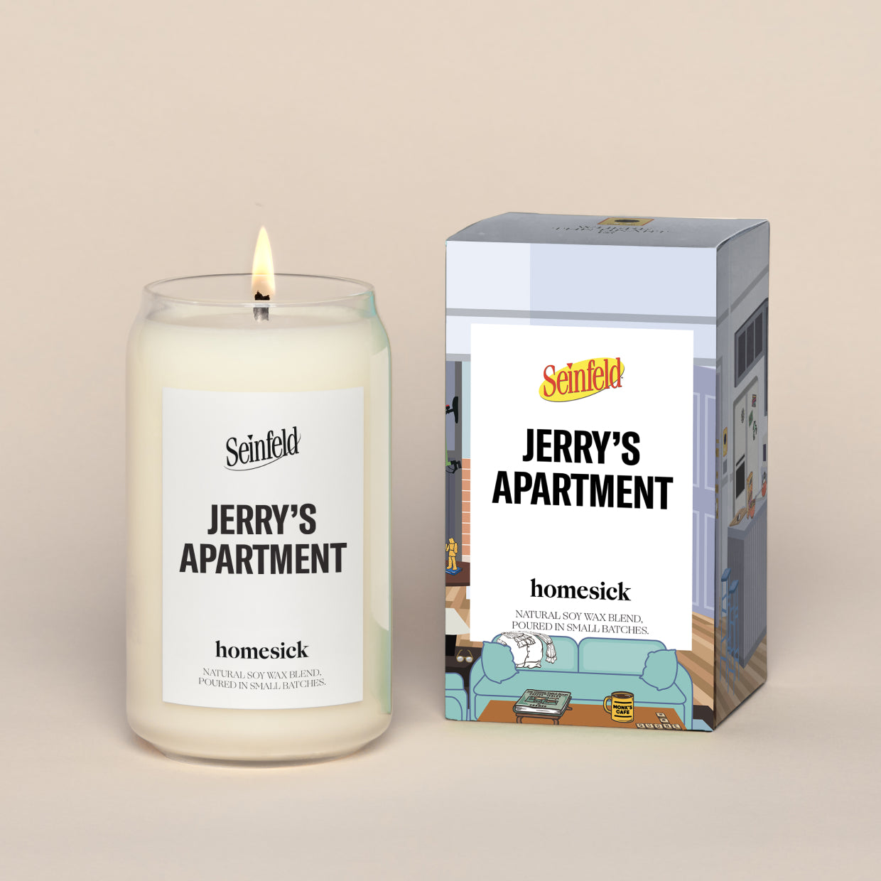 Homesick Seinfeld Jerry's Apartment Candle - Thumbnail 5