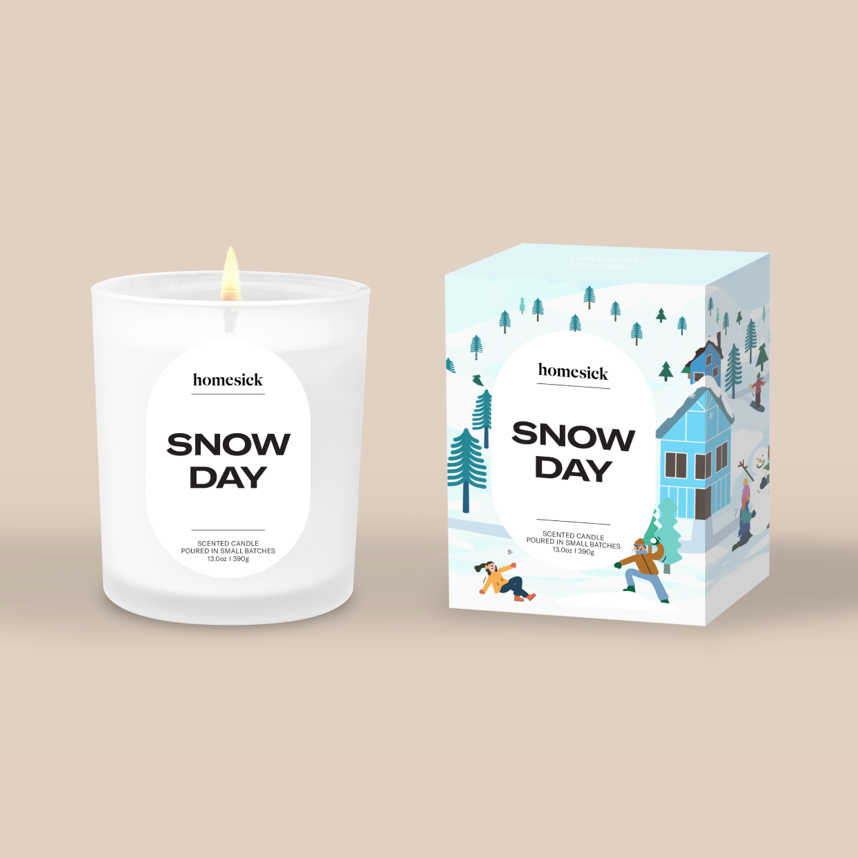 Homesick Snow Day Candle - Thumbnail 2