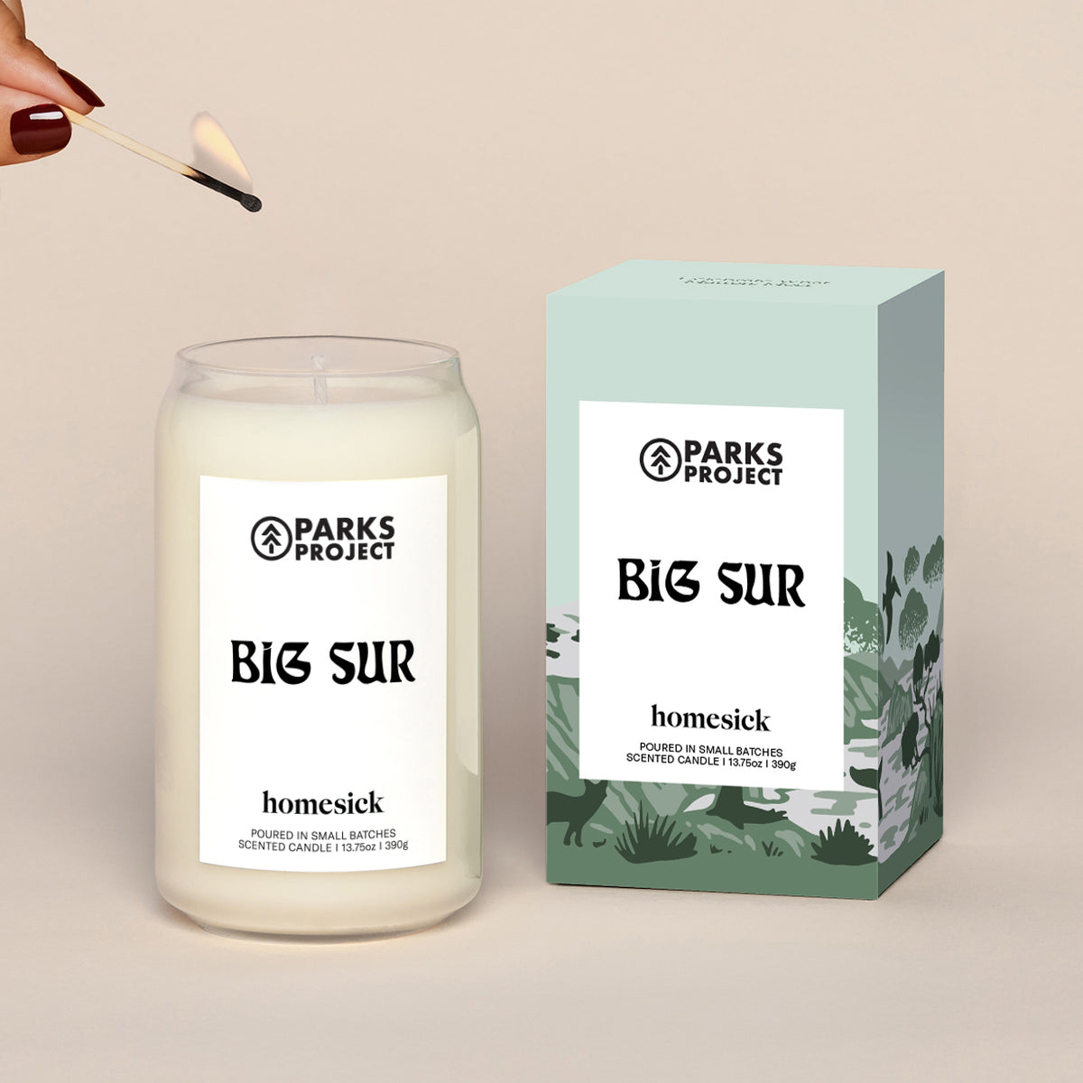 Parks Project Big Sur Candle