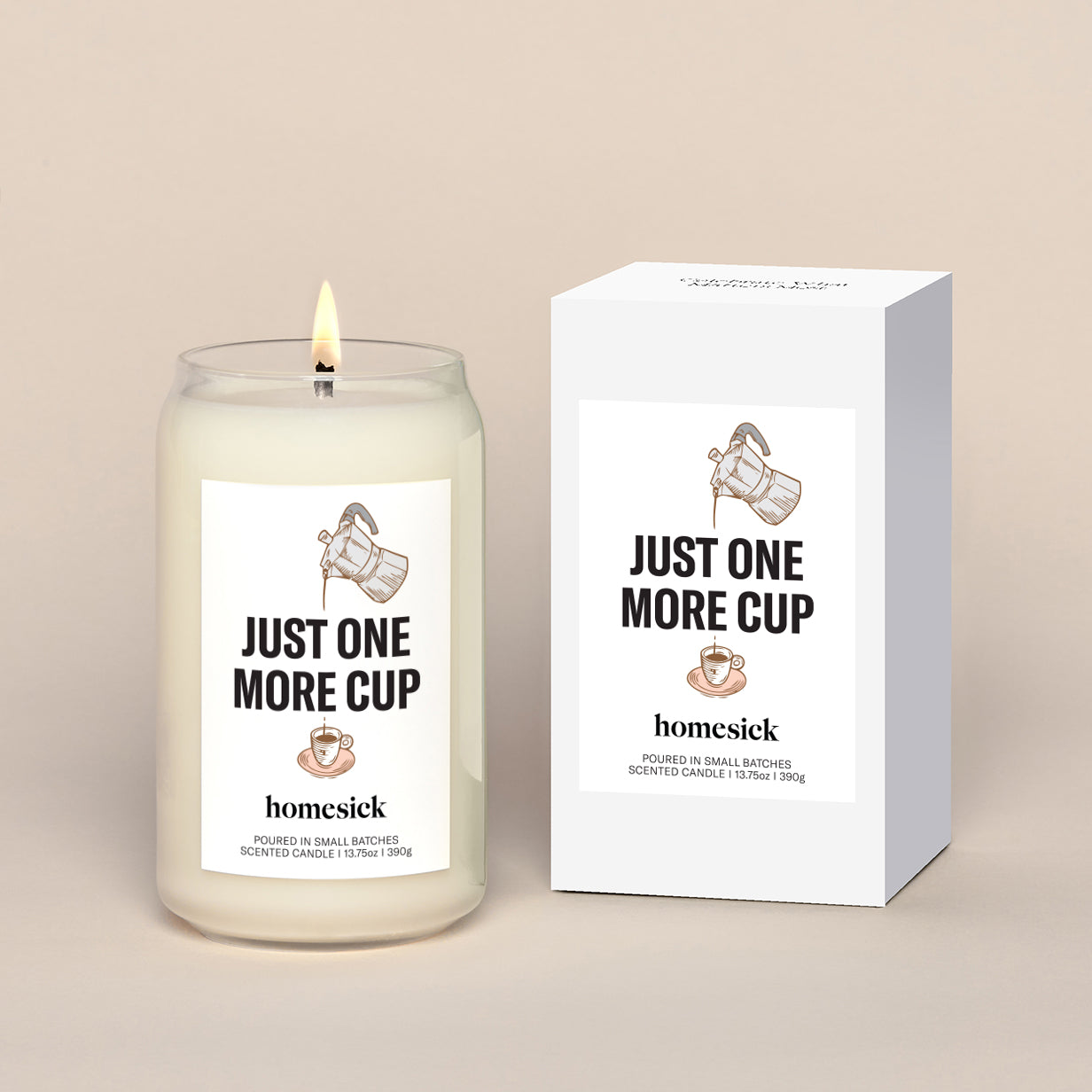 Just One More Cup Candle
