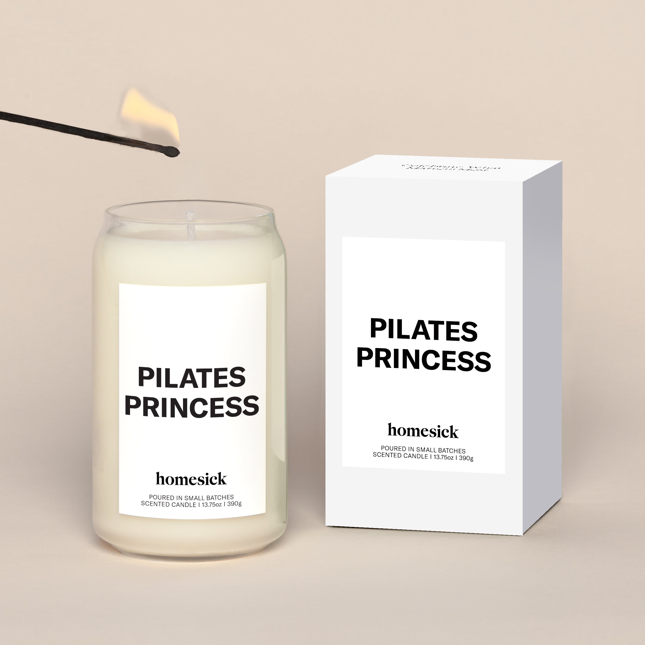 Pilates Princess Candle