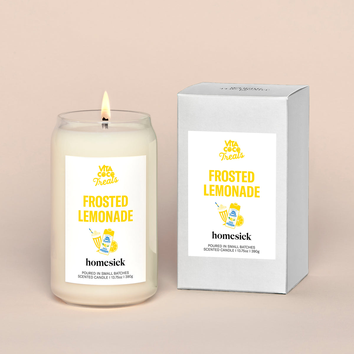 Vita Coco Frosted Lemonade Candle