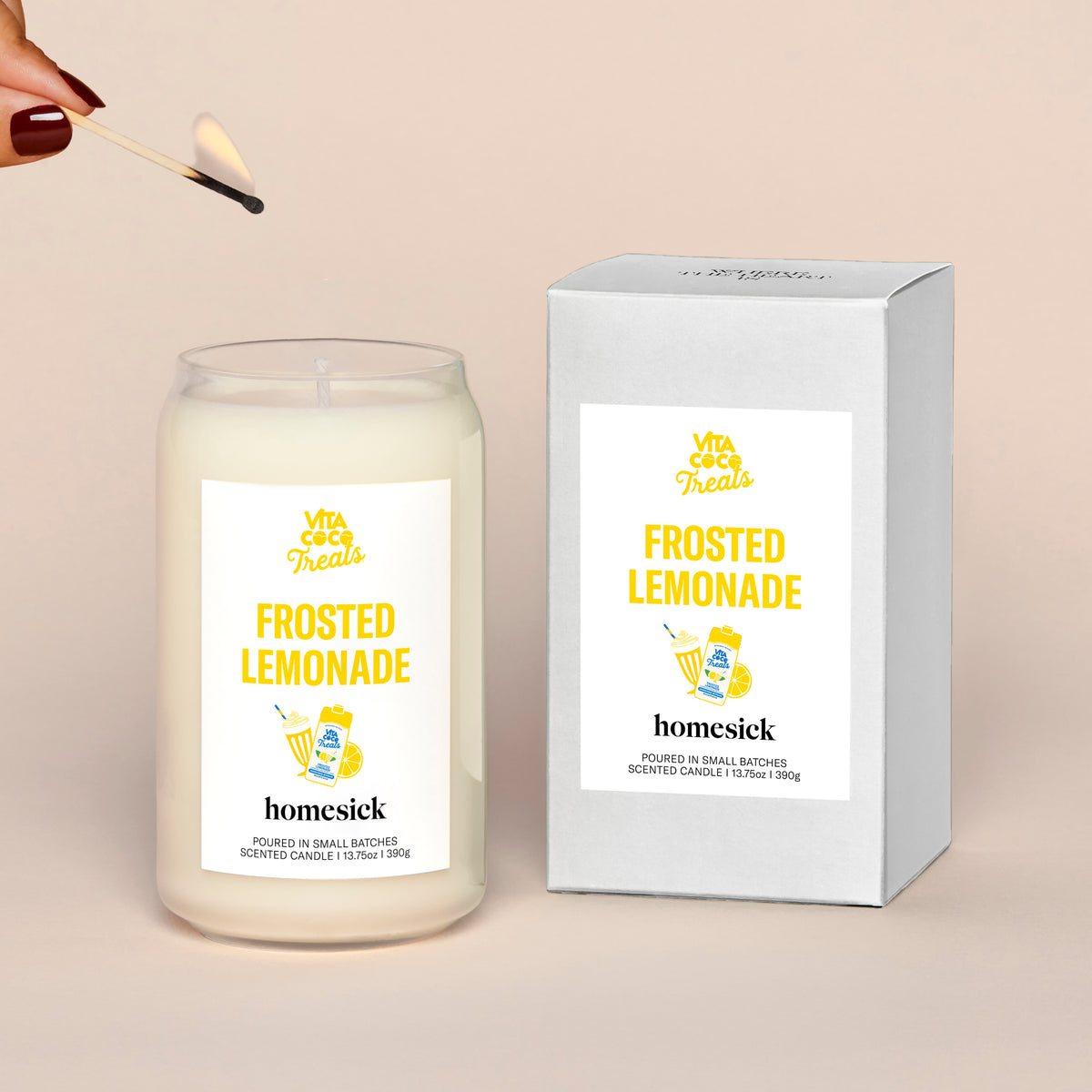 Vita Coco Frosted Lemonade Candle