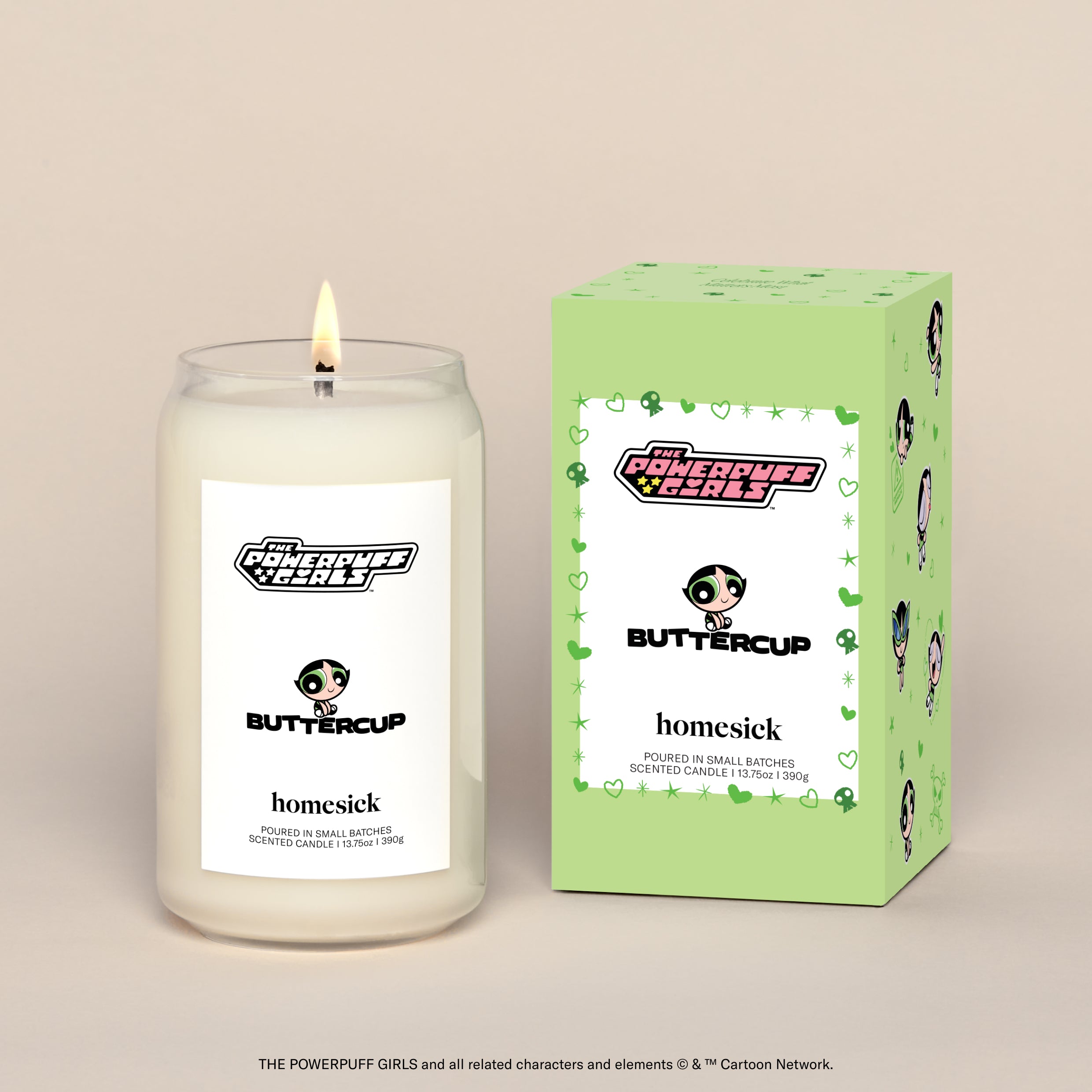 The Powerpuff Girls Buttercup Candle