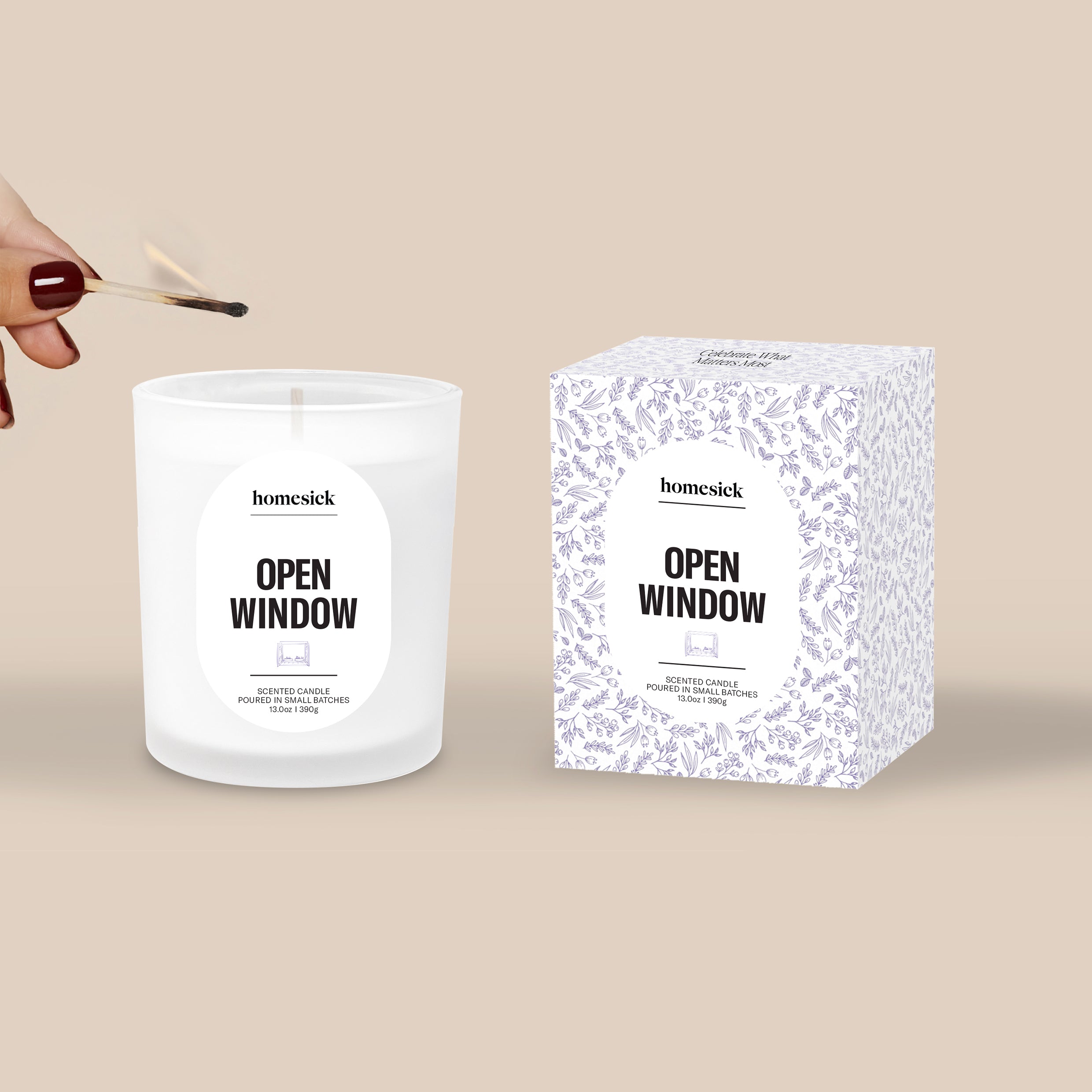 Open Window Candle