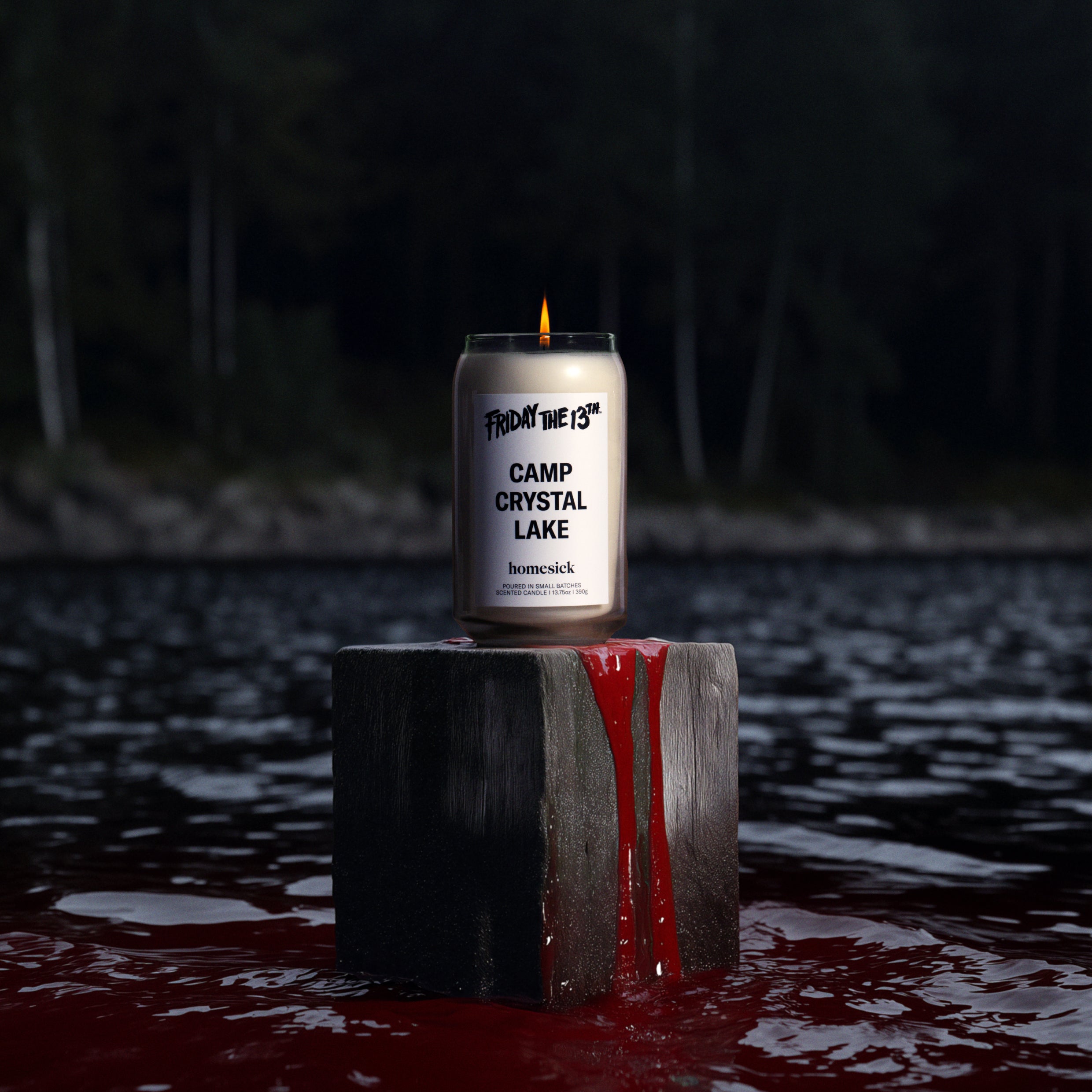 Camp Crystal Lake Candle