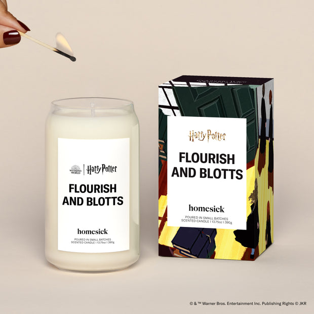 Harry Potter™ Flourish and Blotts Candle