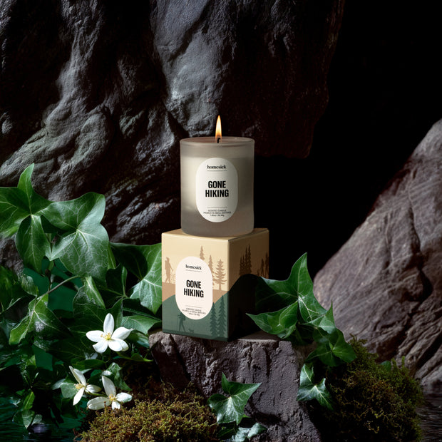Gone Hiking Mini Candle