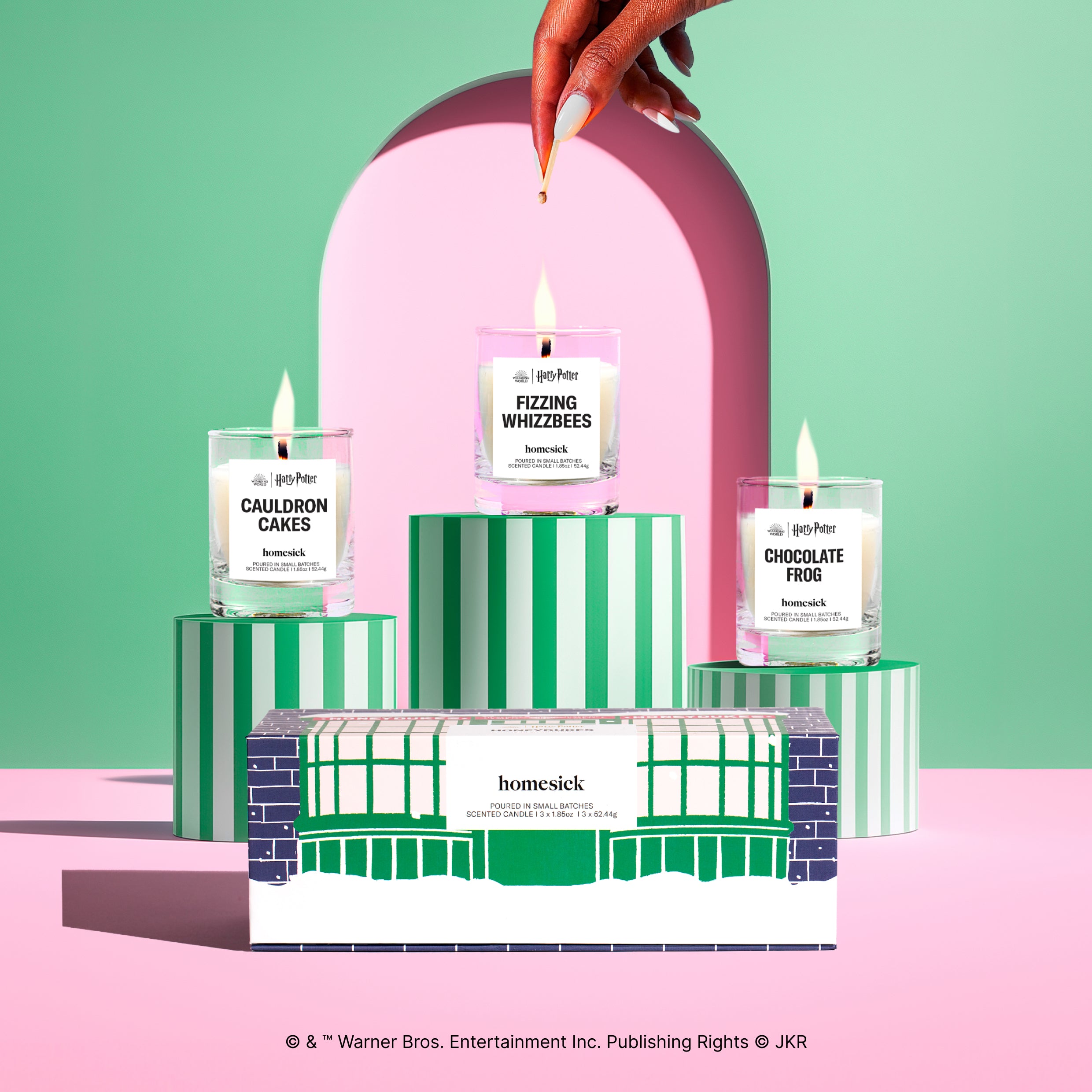 Harry Potter Honeydukes™ Candle Trio – Homesick