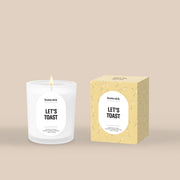 Let's Toast Mini Candle