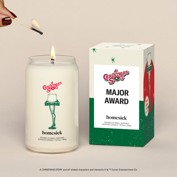 A Christmas Story Major Award Candle