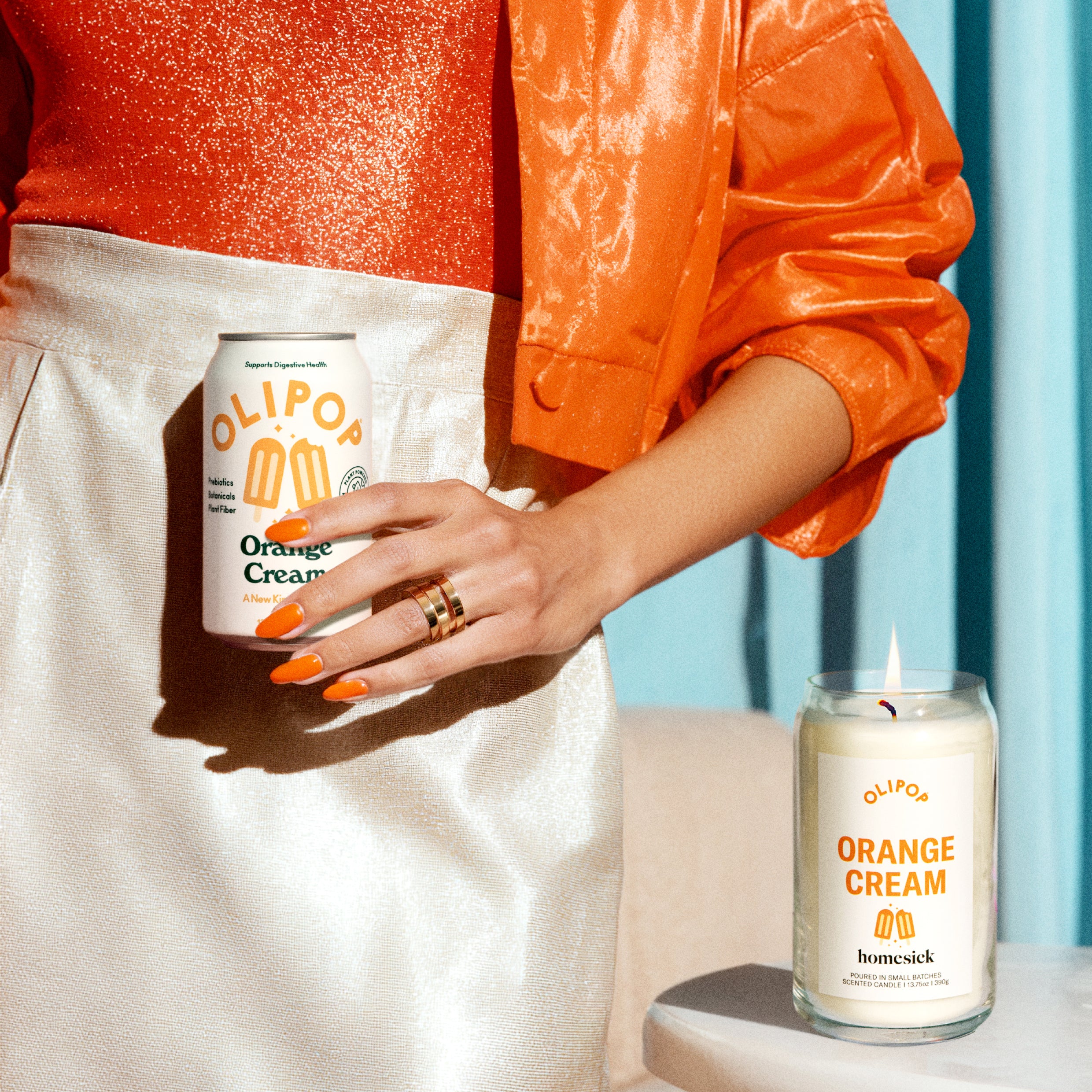 Olipop Orange Cream Candle