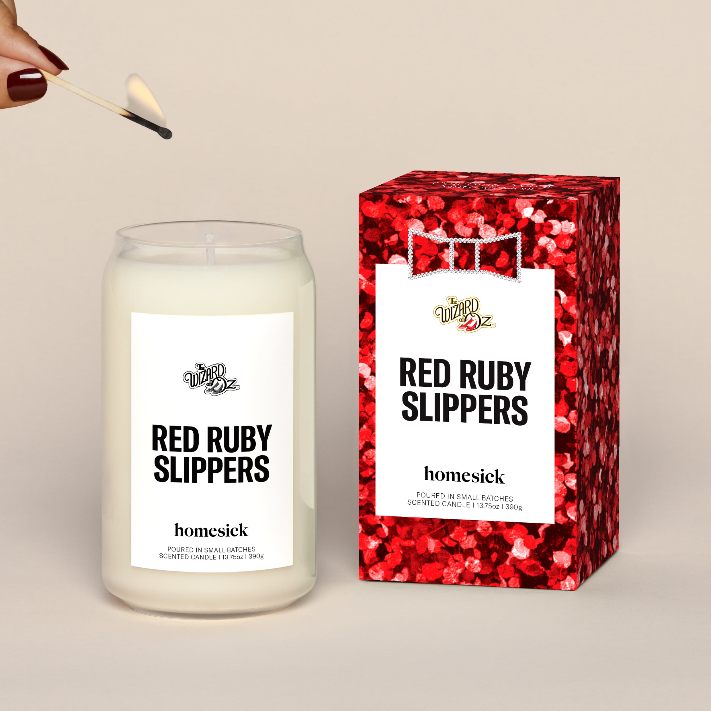 The Wizard Of Oz - Ruby Red Slippers Candle – Homesick