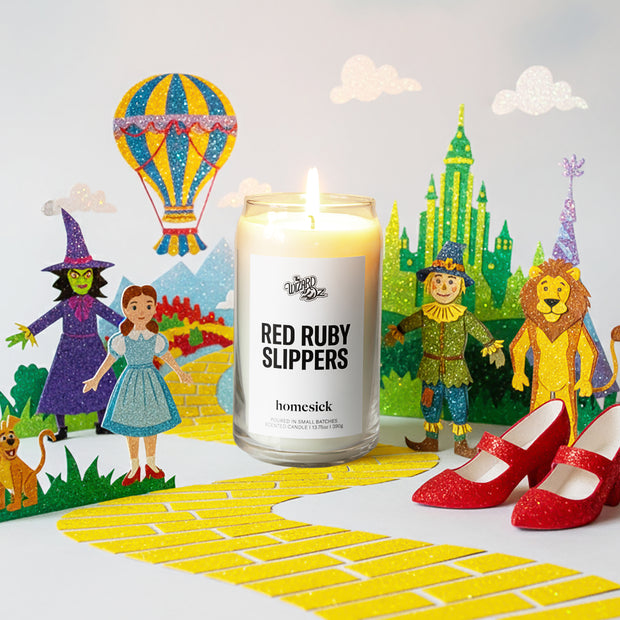 The Wizard Of Oz - Ruby Red Slippers Candle