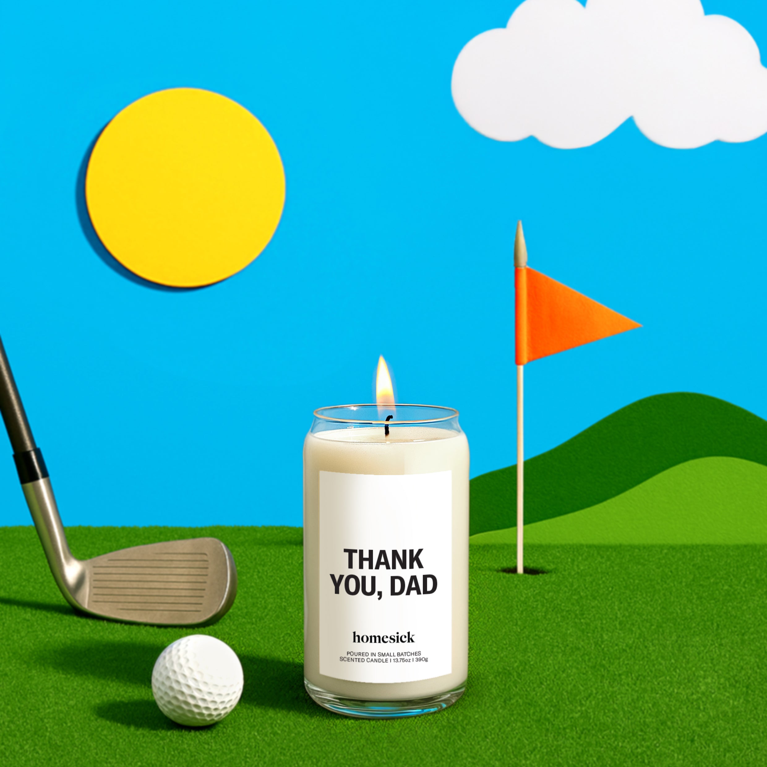 Homesick Candles - Thank You, Dad Candle - Thumbnail 4
