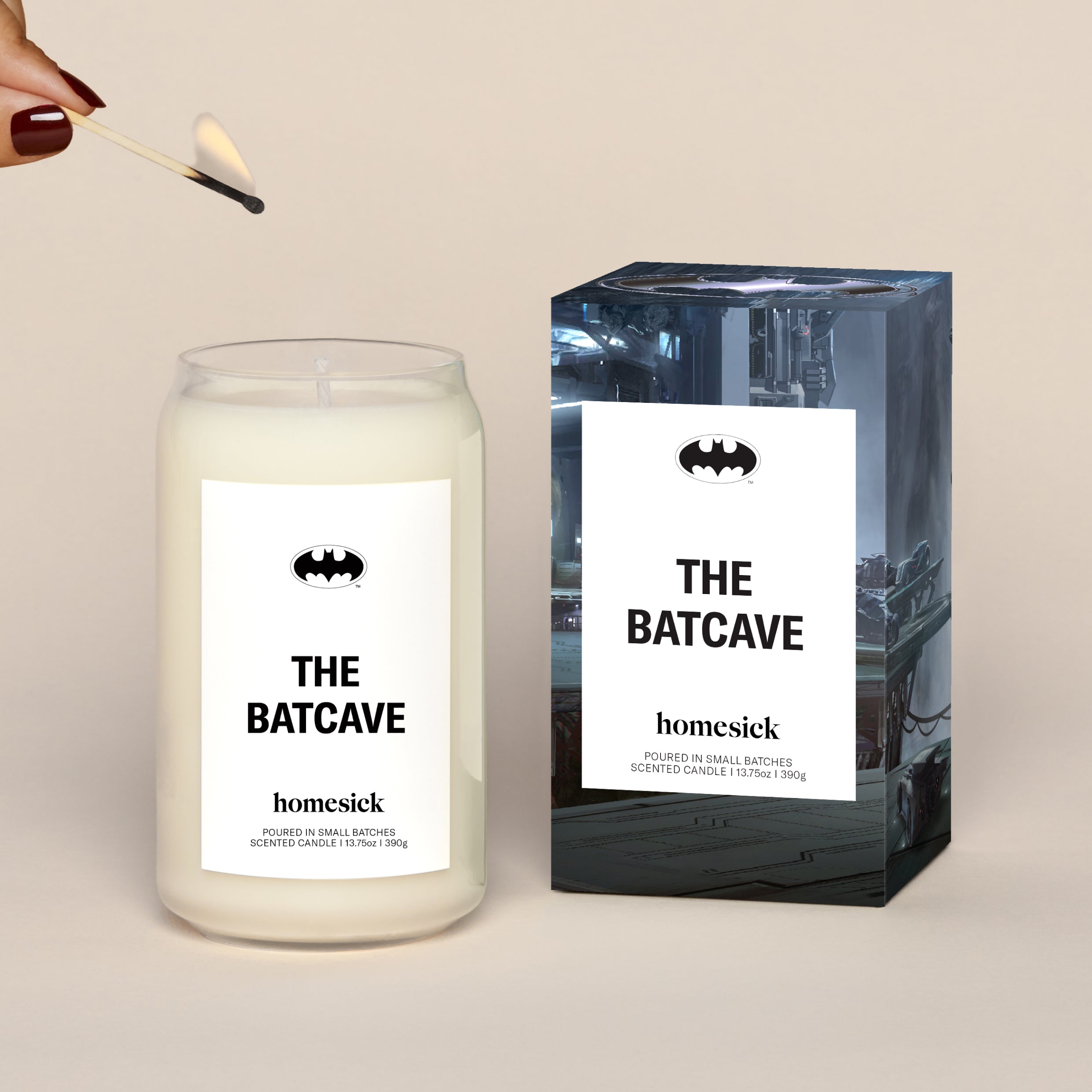 The Batcave Candle