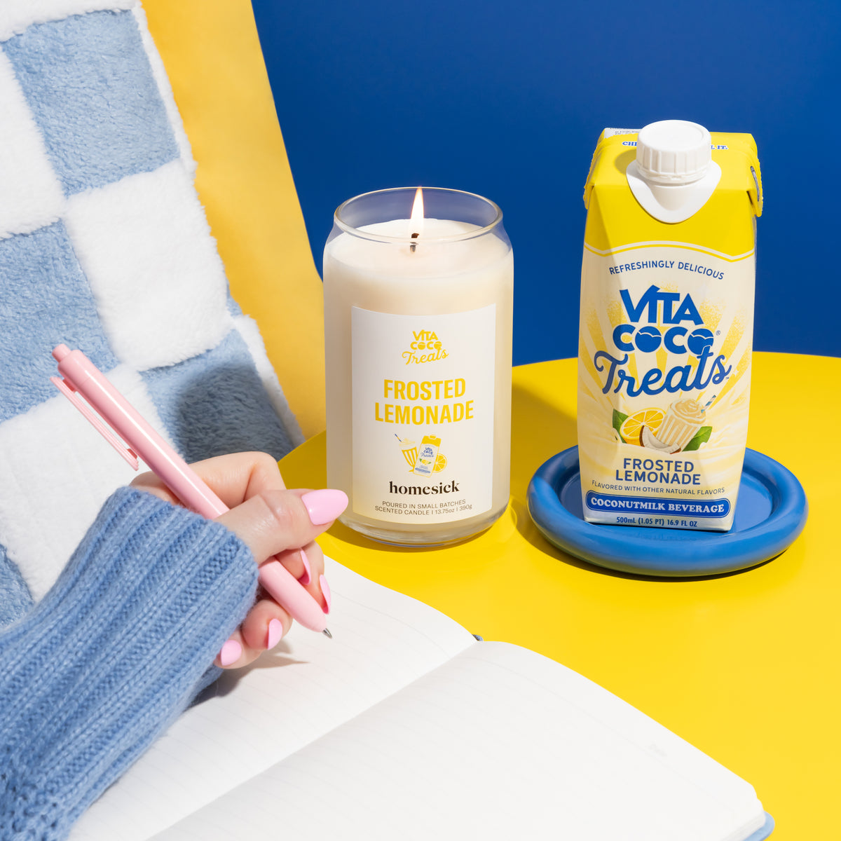 Vita Coco Frosted Lemonade Candle
