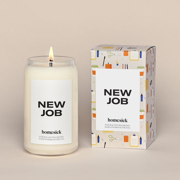 New Job Candle